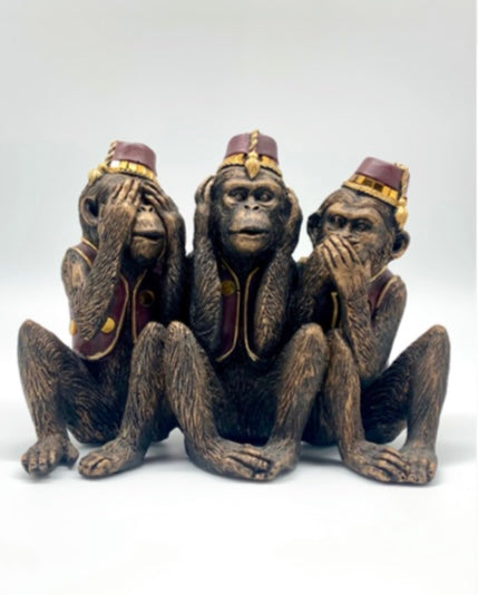 3 Monos Decoración